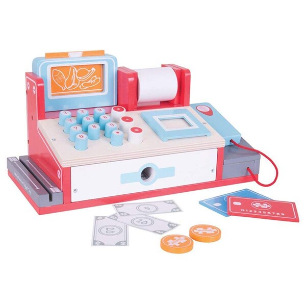 Bigjigs Toys Shopping Til with Scanner BI101752 - main