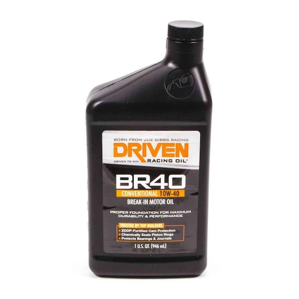 Driven Racing Oil 3706 BR40 10W40 Petroleum Oil 1 qt. Break in Oil JGP03706 - main