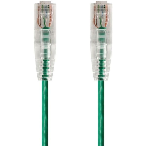 Monoprice Slim Cat6 Utp Network Cable, 3 ft.Green 14808 - main