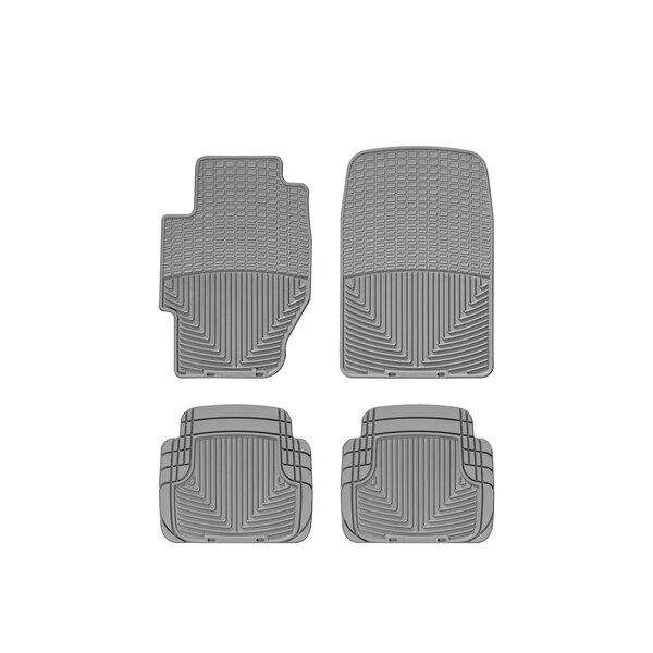 Weathertech Grey, Front and Rear All Weather Floor Mats W34GR-W50GR - main