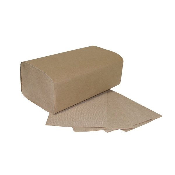 Sellars 1-Ply Single Fold Towel 250Ct Natural 9.25" X 10.25" Sht 16/Cs, 16PK 183226 - main