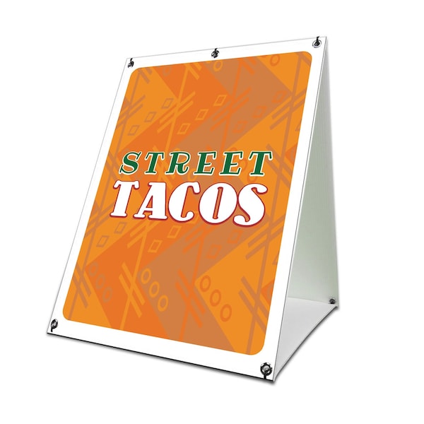 Signmission Street Tacos, 36 Inch x 24 Inch A-frame Yard Sign, Coroplast Yard Sign SBC-2436-30425 - main