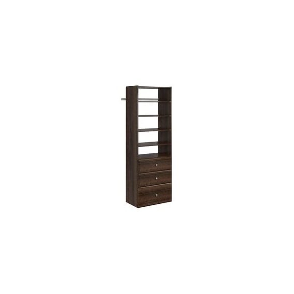 Easy Track Premium Tower Closet Organizer Kit, Truffle PH40-TR - main