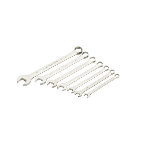 Gearwrench 81933 Combination Wrench Set, 7-Piece, Steel, Chrome 81933G - main