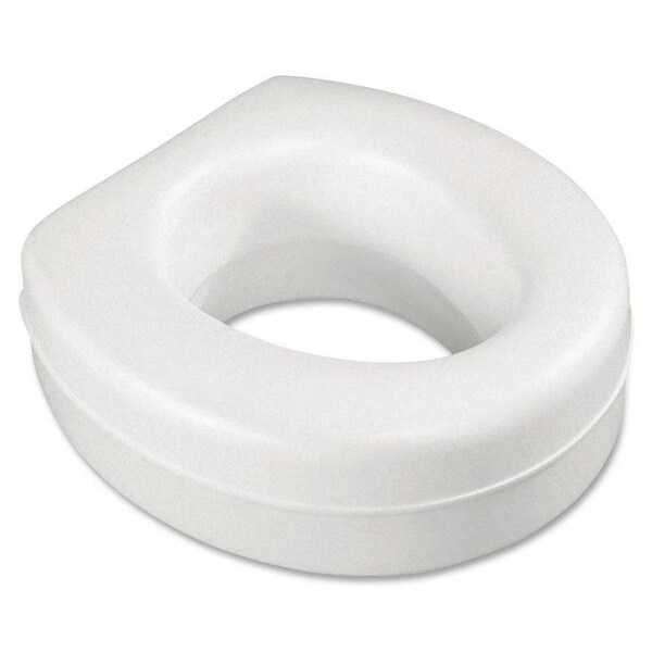 Medline MDS80318 Series Toilet Seat, Polyethylene, White MDS80318RW - main