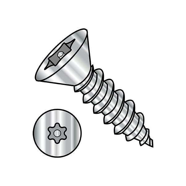 Zoro Select 10-16X3/4 6 Lob Pin Flt Sec Sds No 3P Stainless Steel, 2000Pk 1012TKTF188 - main