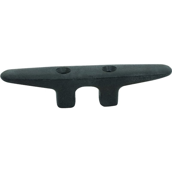 Us Hardware Mobile RV Boat Cleat, 6 in, Screw Mounting, Nylon, Black M-316C - main