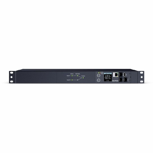 Cyberpower PDU, Switched, Rack Mounted, 5-15R, 5-15P, 10 ft., Black PDU44001 - main