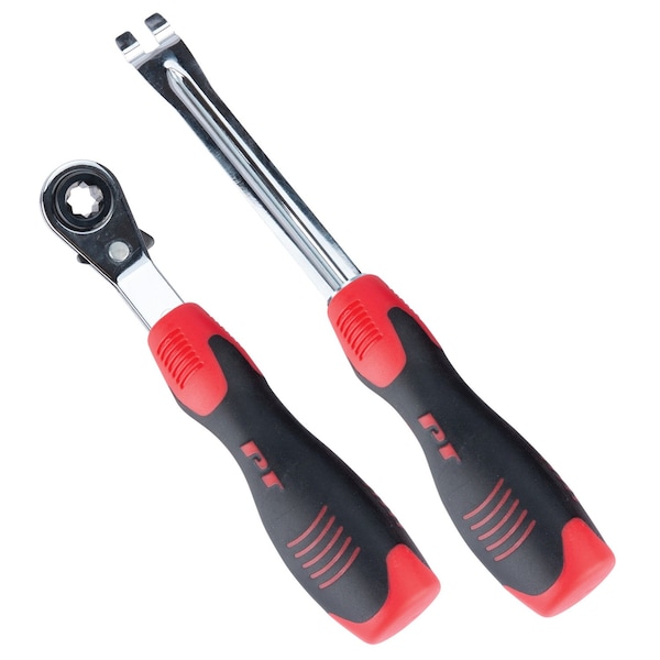 Performance Tool Slack Adjusting Tool Set, Ratcheting Wrench, Meritor Rockwell, Fork Tool W80101 - main