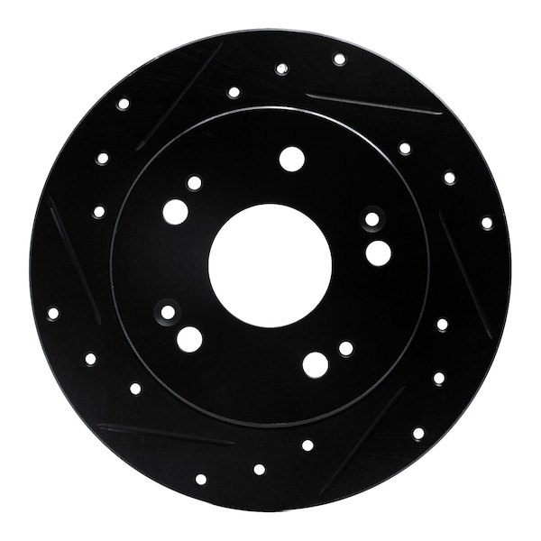 Dynamic Friction Co DFC Brake Rotor - Drilled and Slotted - Black 633-59024L - main