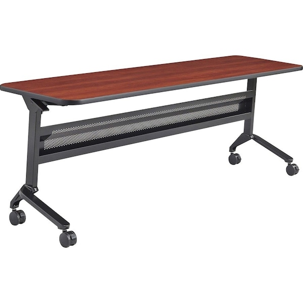 Safco Rectangle Flip-N-Go 24 x 72" Rectangular Training, 72 W, 24 L, 29 H, Laminate Top Top LF2472TSLCRM - main