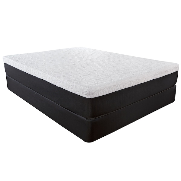 Homeroots 11" Foam Gel Memory Foam Mattress 391682 - main