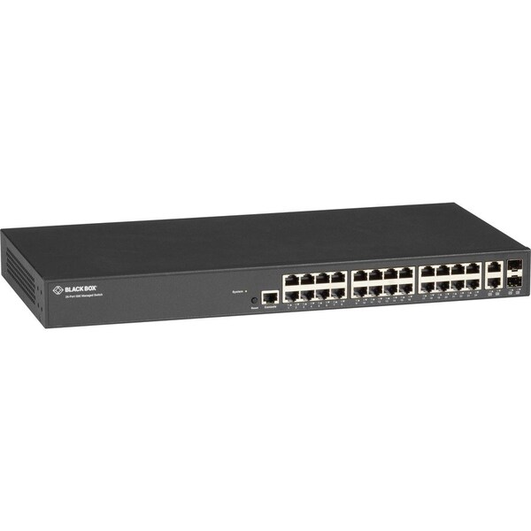 Black Box BLACK BOX Ethernet Switch 26-Port Gigabit Managed LGB1126A-R2 - main