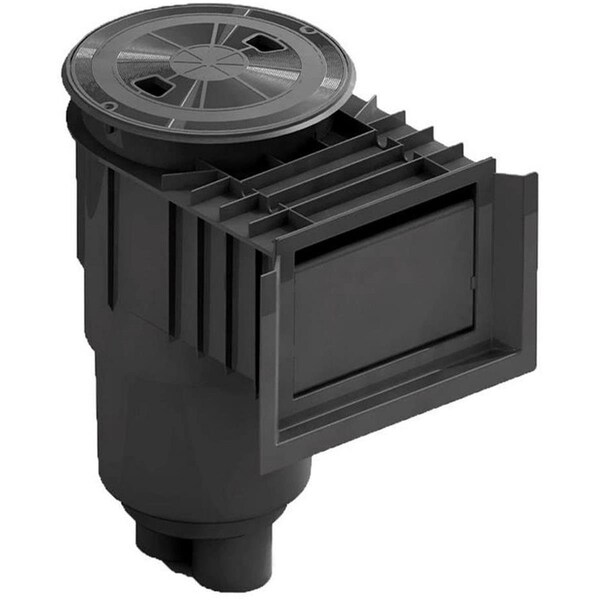 Aquastar Flow Star Standard Mouth Vinyl Skimmer, Dark Grey ASSKRVFL3N105 - main