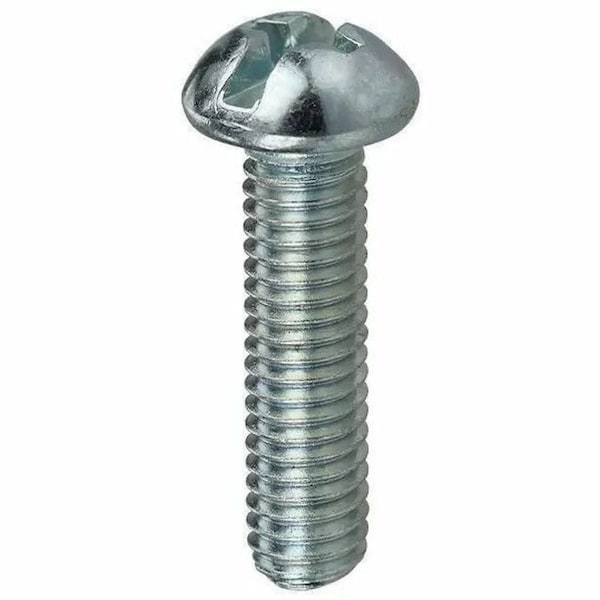 Dottie 1/4"-20 x 2-1/2 in Combination Phillips/Slotted Round Machine Screw, Zinc Plated Carbon Steel RMC14212 - main