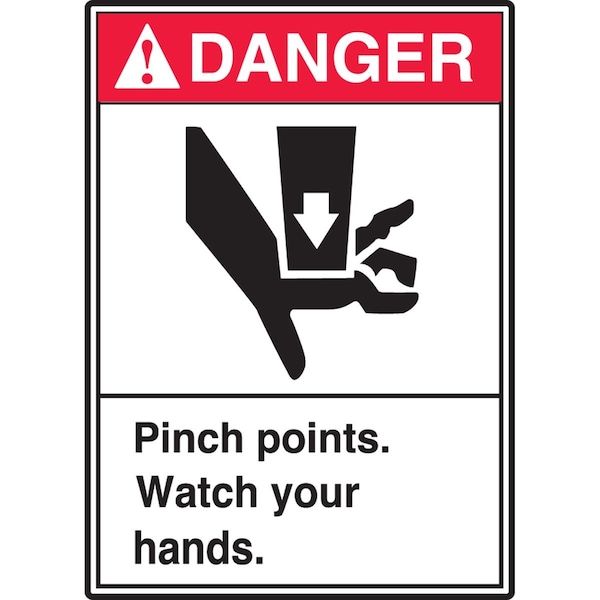 Accuform Danger Safety Label LEQM013XVE - main