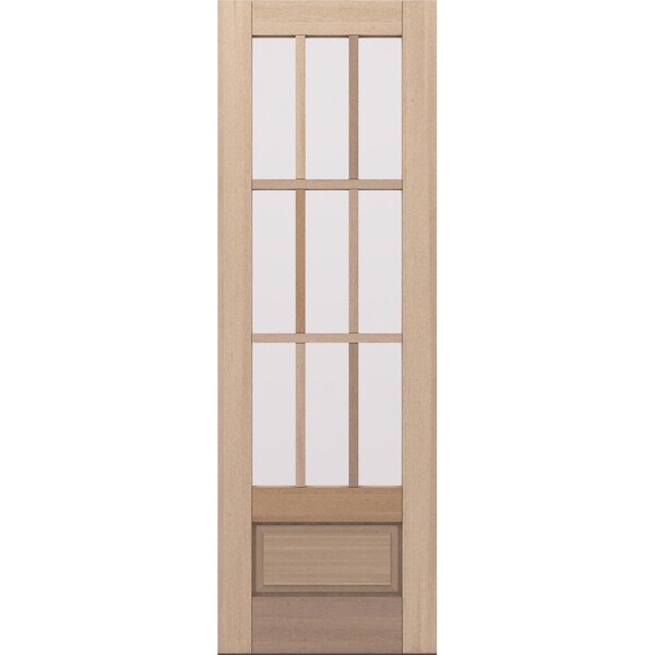 Doornmore G7509, 33.75" x 98" ( 32" Door) Left Hand, Mahogany SDL 9 Lite, 3/4 Lite Exterior Door G7509-SW-3296_1_LI - main