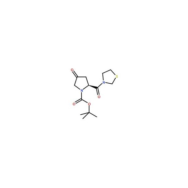 Ak Scientific (S)-1-Boc-5-(thiazolidine-3-carbonyl)pyrrolidin-3-one (25g), CAS 401564-36-1 2989AH-25g - main