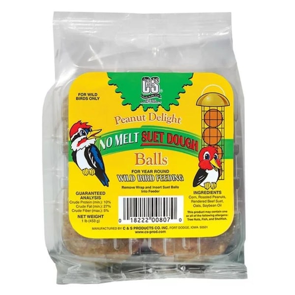 C&S Products Suet Balls Dough 1.05 lb, 4PK 100214231 - main
