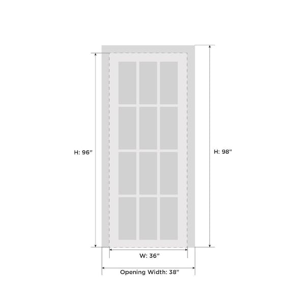 Sartodoors Modern Wood Interior Door with Hardware, Planum 0020 White Silk, Single Panel Frame Trims, Bathroom PLANUM0020ID-WS-3696 - main