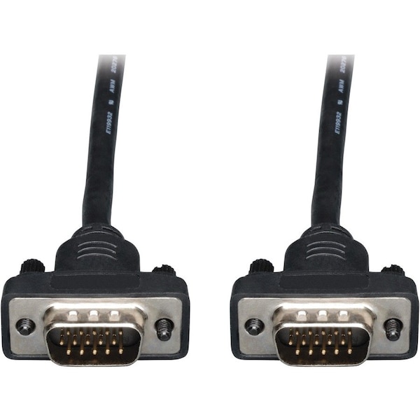 Tripp Lite 10FT VGA COAX MONITOR CABLE LOW PROFILE WITH RGB HIGH RESOLUTION HD14 M/M 10FT P502-010-SM - main