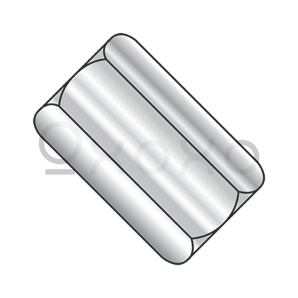 Oxoxo 5/8-11X2 1/8 Hex Rod Coupling Nut 13/16 inch Across Flats 18 8 Stainless Steel, 45PK 547772 - main