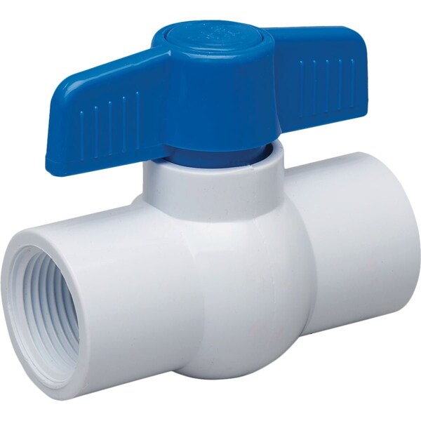 Proline Series Proline 3/4'' FIP x 3/4'' FIP PVC Schedule 40 Quarter Ball Valve 107-134-NP - main