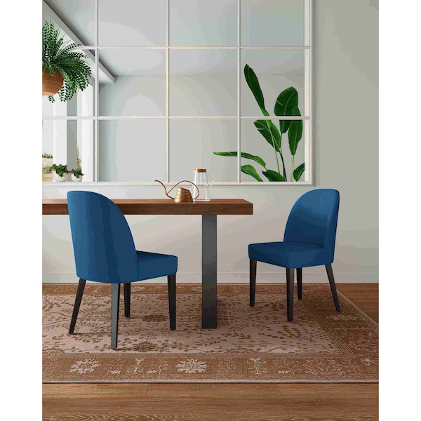 Manhattan Comfort Hillman Dining Chair in Blue, PK2 DC087-BL - main