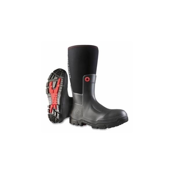 Dunlop Protective Footwear Snugboot Pioneer Multi-Purpose Boots, Size 13, 16 in, PUROFORT/PUROTEX, Black 868-OD60A93.13 - main