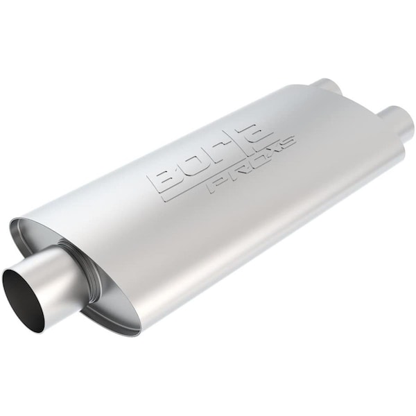 Borla 3 in. Outlet 2.5 in. Inlet 19 x 4 x 9.5 in. Center & Dual Muffler BRL40349 - main