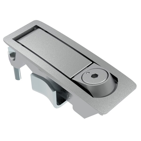 Southco Compression Latch, Tool Locking, 4 mm Hex Recess, Not sealed, Zinc Alloy, Chrome Plated, Textured C2-32-41 - main