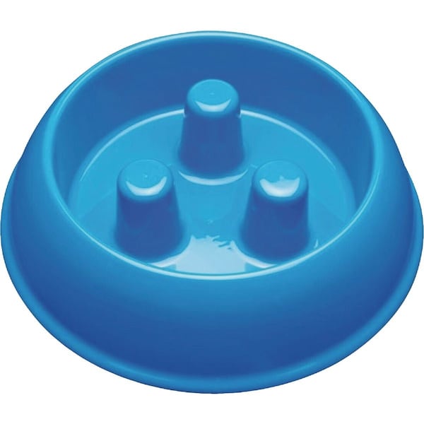 Boss Pet Pro Select 40 Oz. Blue Plastic Slow Feeder Bowl ZX7082 15 - main