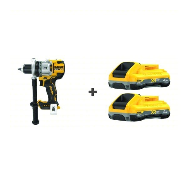 Dewalt Hammer Drills, 1/2 in Chuck, 20V DCD1007B/DCB2104-2 - main