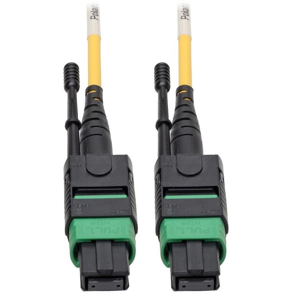 Eaton Tripp Lite Series MTP/MPO APC Singlemode Patch Cable F/F, 12 Fiber, 40/100 GbE, QSFP+ N390-07M-12-AP - main