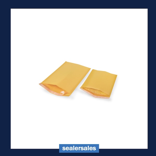 Sealer Sales 9.50 in x 14.50 in #4 Kraft Bubble Mailer, 100PK 19535 - main