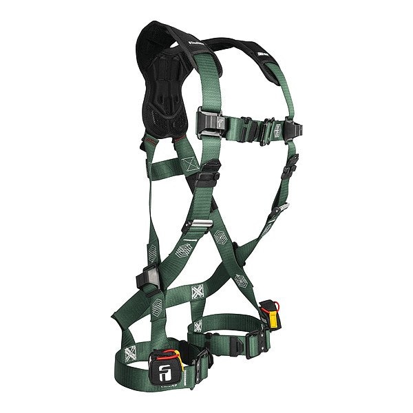 Falltech Full Body Harness, L/XL, 420 lb, Quick-Connect Chest/ Quick-Connect Leg Straps, Back D-Ring 1910QCLX - main