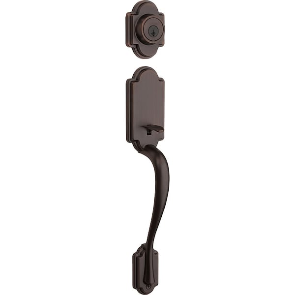 Kwikset Arlington Single Cylinder Exterior Handleset SmartKey with 6AL Latch and STRKP Strike Pack 800ANLIP-11PS.STRKP - main