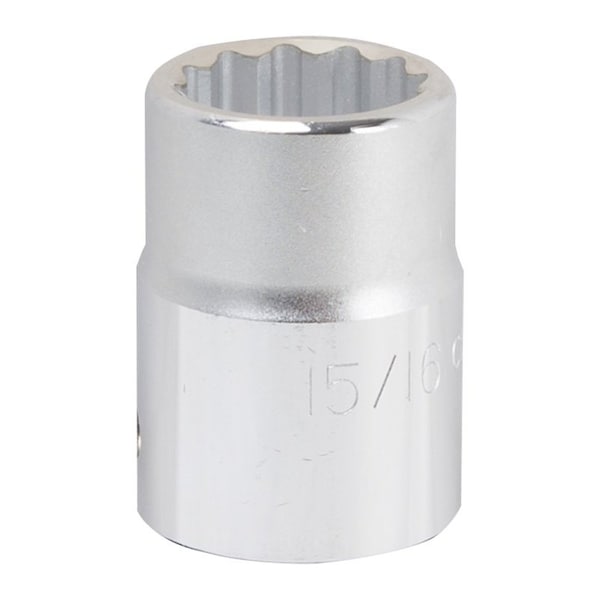 Vulcan Drive Socket, 15/16 in Socket, 3/4 in Drive, 12-Point, Chrome Vanadium Steel, Chrome MT-SS6030 - main