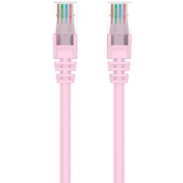 Belkin CBL, CAT6, UTP, RJ45M/M, 75 , PNK, SNGL A3L980-75-PNK-S - main
