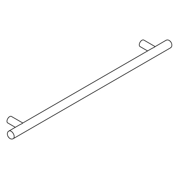 Kohler 1/4 Glass 24" Bypass Towel Bar Kit 1619847-02-BNK - main