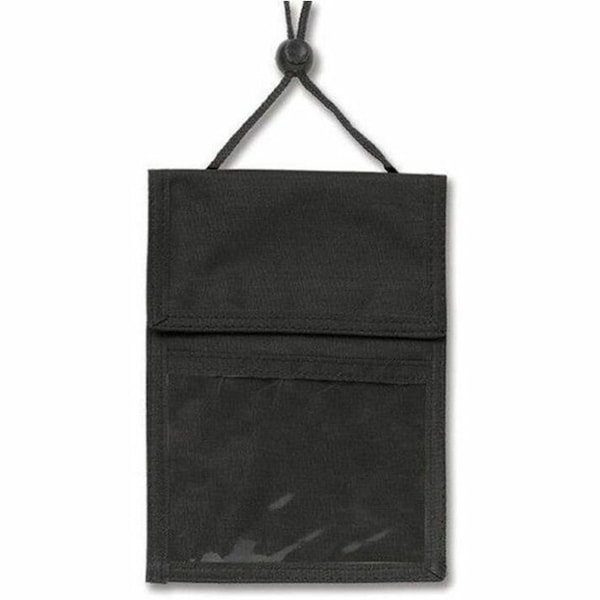 Brady All-In-One Holder - 7.25" x 5.18" - Nylon, Vinyl - 100 / Pack - Black, Clear 1860-2501 - main