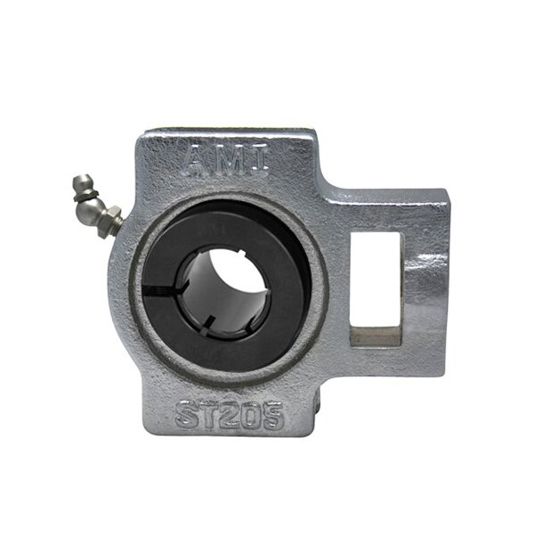 Ami Bearings SINGLE ROW BALL BEARING - 30MM WIDE ACCU-LOC NICKEL WIDE SLOT TAKE-UP UEST206NP - main