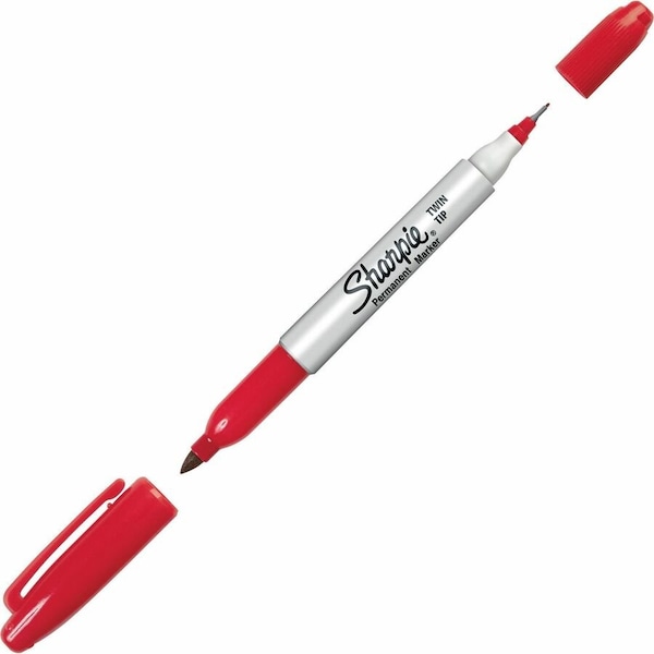 Dymo Red Permanent Marker, Fine Tip 32002 - main