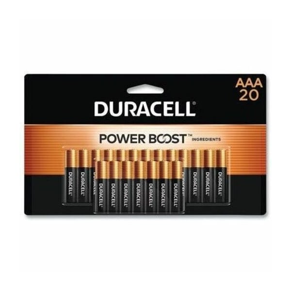 Duracell Duracell CopperTop Alkaline Battery, AAA 1.5V DC 20 PK MN2400B20Z - main