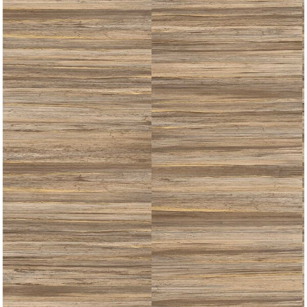 Advantage Rowan Chestnut Faux Grasscloth Wallpaper 4125-26746 - main