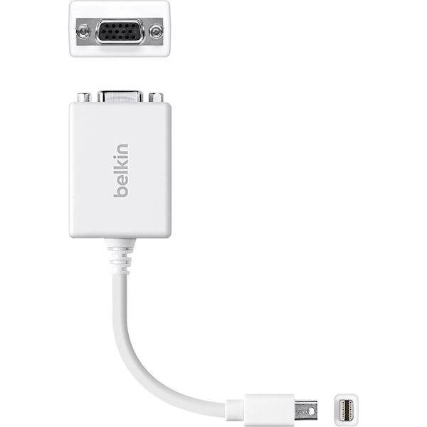 Belkin Mini DisplayPort to VGA Video Adapter, M/F, 1080p F2CD049B - main