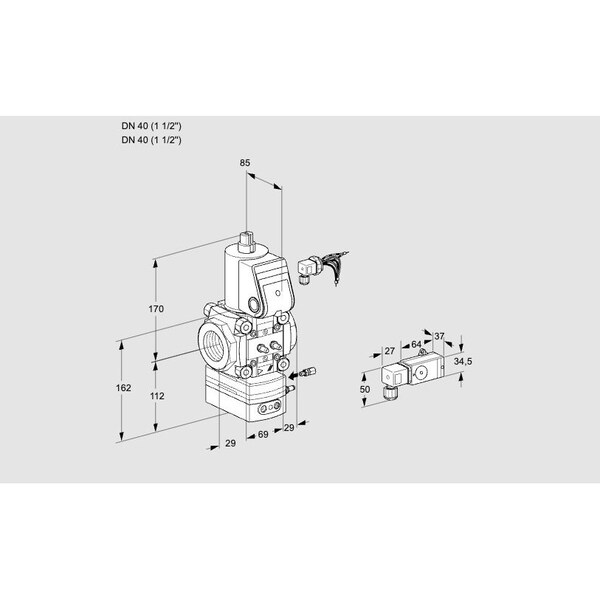 Honeywell Kromschroder VAG240R/NWAE KS88006345 - main