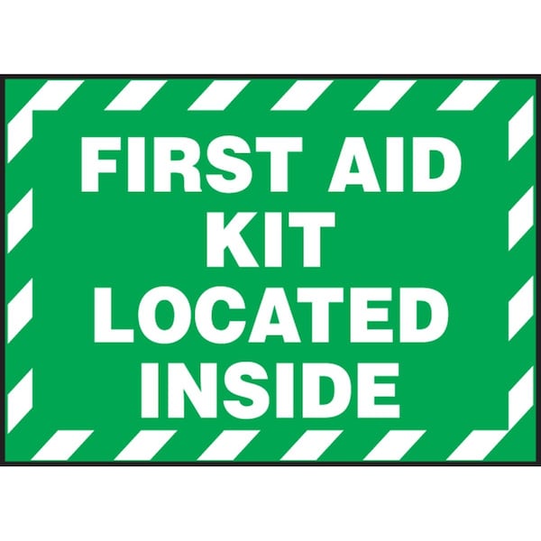 Accuform Safety Label, 5 in, 3.5 in, Adhesive Dura-Poly LVHR560XVE - main
