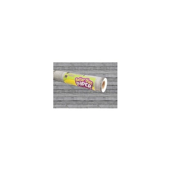 Teacher Created Resources Bulletin Board Roll - Bulletin Board, Poster, Student - 12 ft Height x 48in Width - Gray Wood 77035 - main