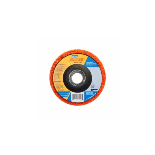 Norton Co Bear-Tex Blaze Rapid Non-Woven Depressed Center Discs, 4-1/2 in x 7/8 in, 12000 RPM, 10PK 547-66623303783 - main